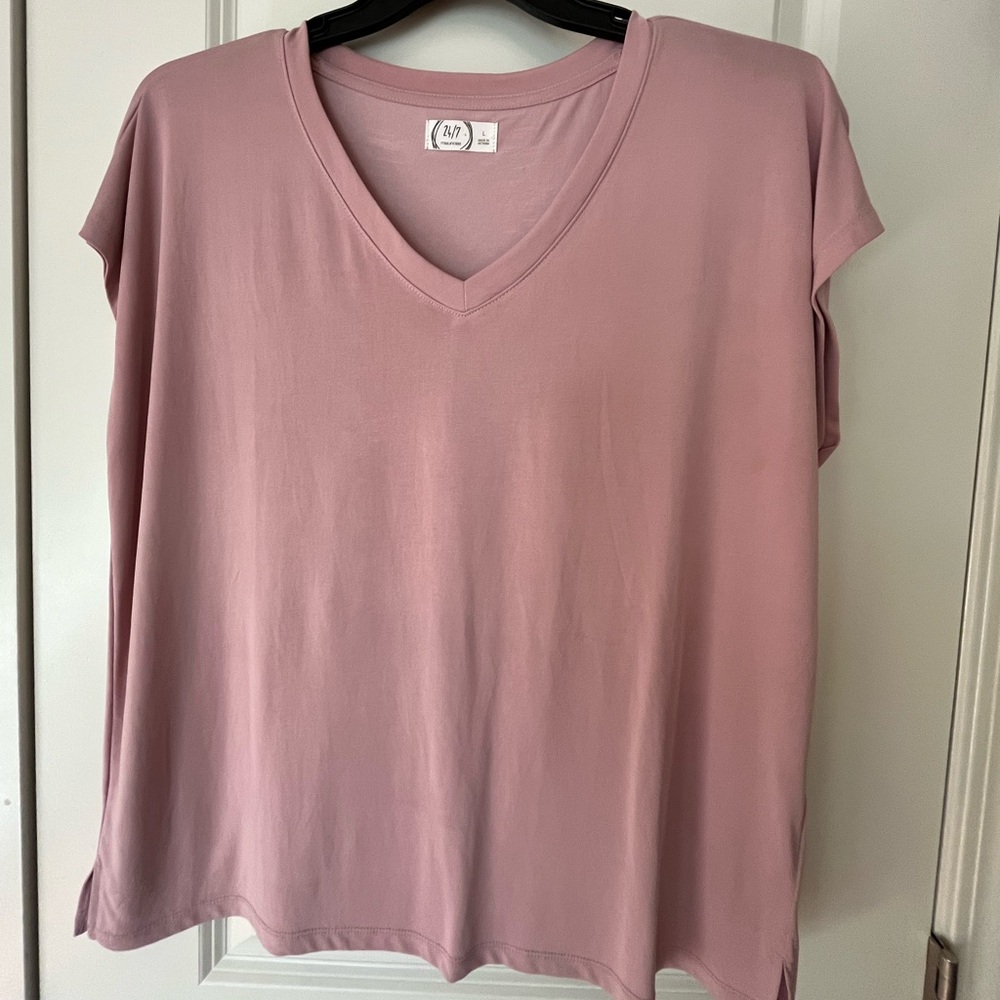 Maurices Pink Top and shorts .. two piece outfit.